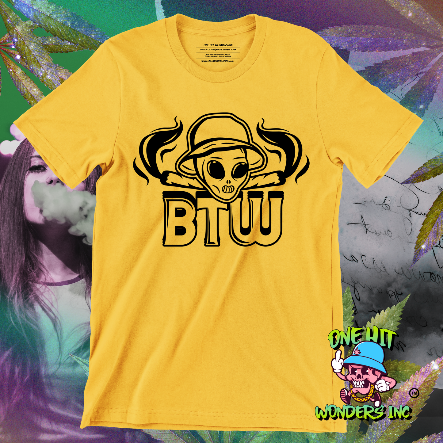B.T.W Bring the Weed (ONE-HIT WONDERS T-SHIRT)