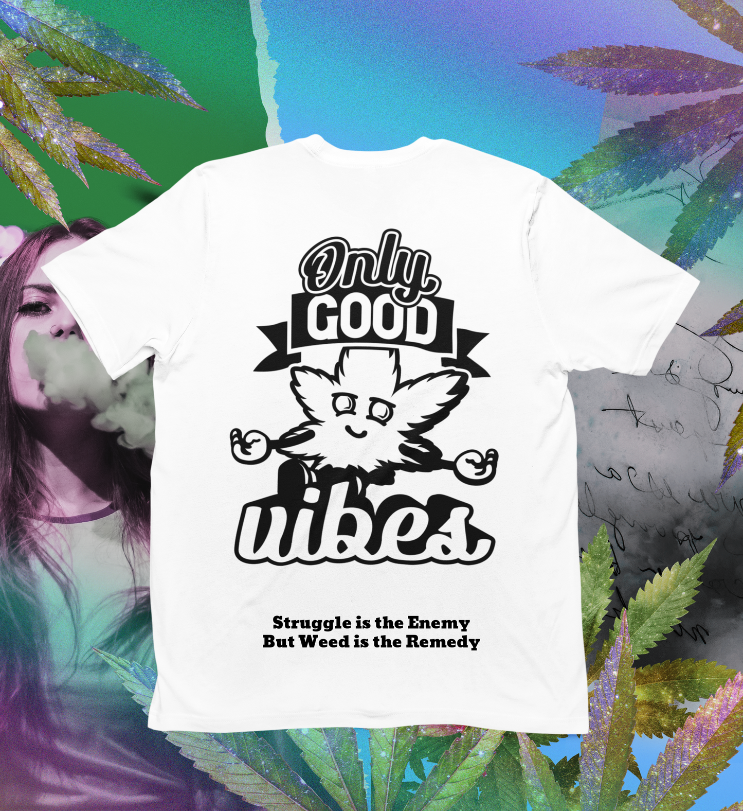 Only Good Vibes. Unisex Graphic T-shirt