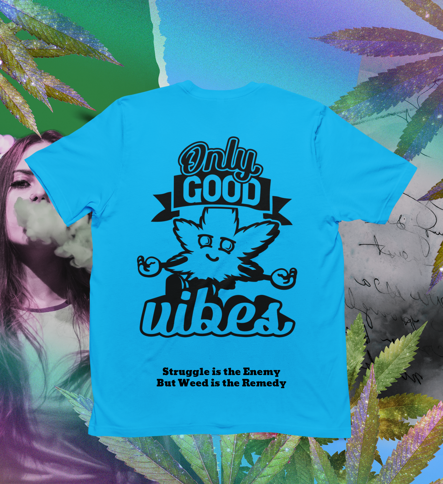 Only Good Vibes. Unisex Graphic T-shirt