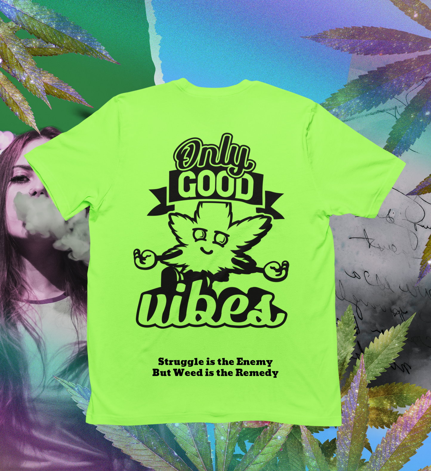 Only Good Vibes. Unisex Graphic T-shirt