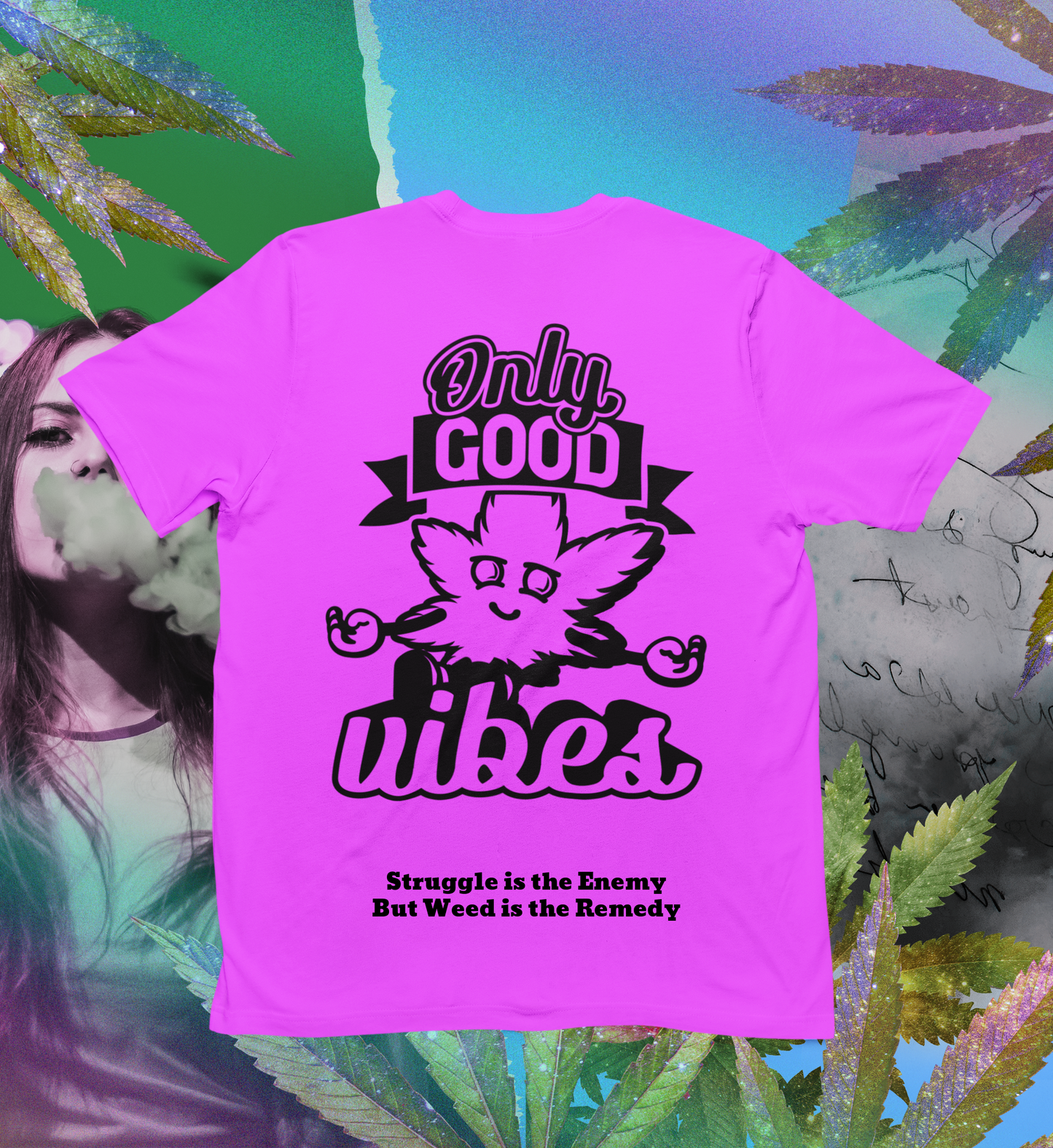 Only Good Vibes. Unisex Graphic T-shirt