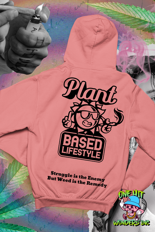 Plant Based Lifestyle. Graphic Hoodie