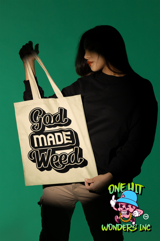God Made Weed (Jumbo Tote Bag)
