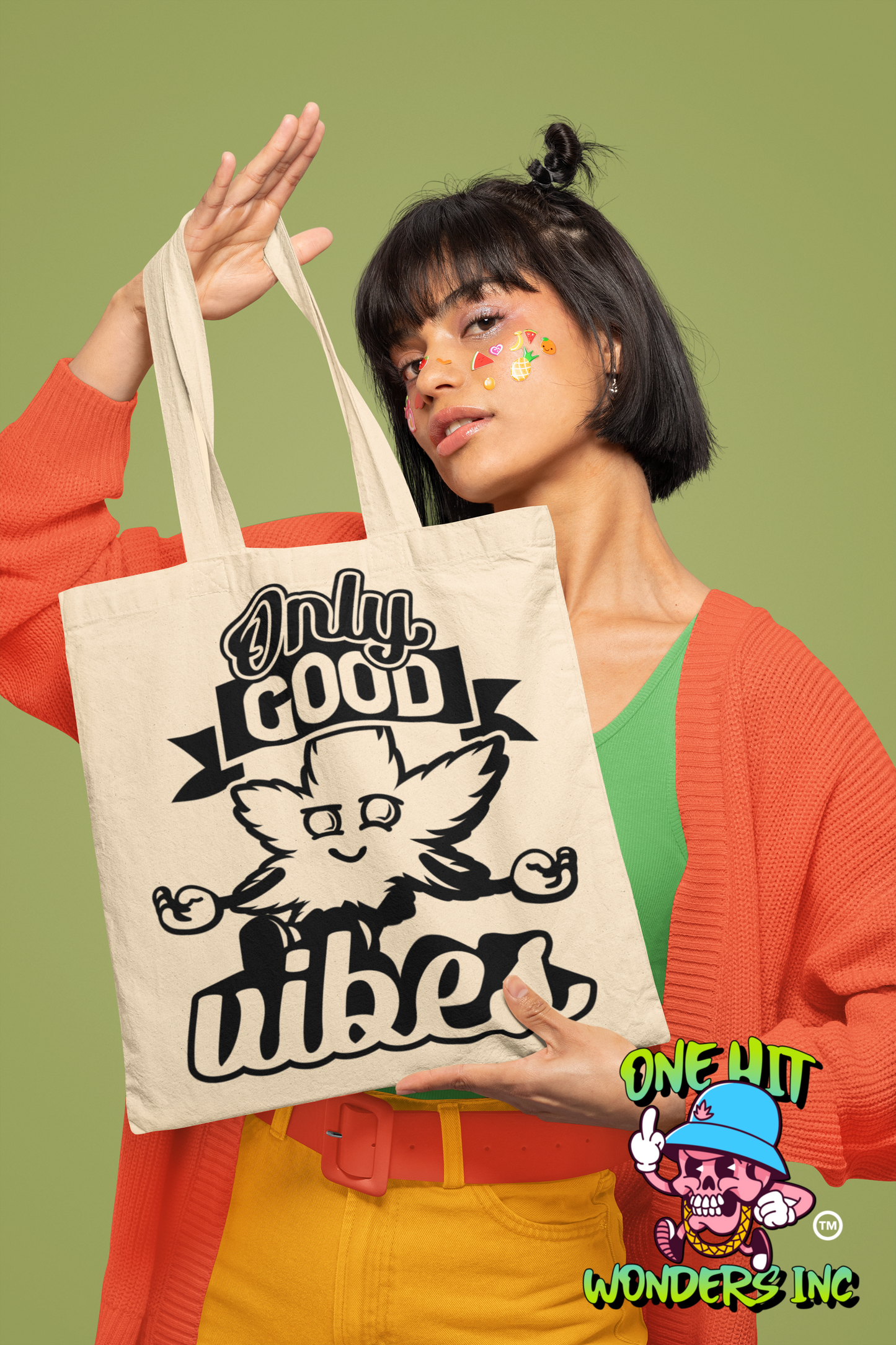 Only good vibes. Jumbo Tote Bag