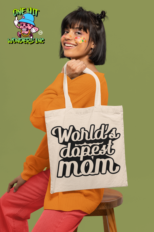 World’s Dopest Mom. Jumbo Tote Bag