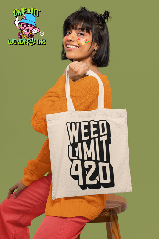 Weed limit 420. Jumbo Tote Bag